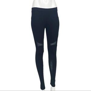 Bebe Leggings With Mesh Black Size XS